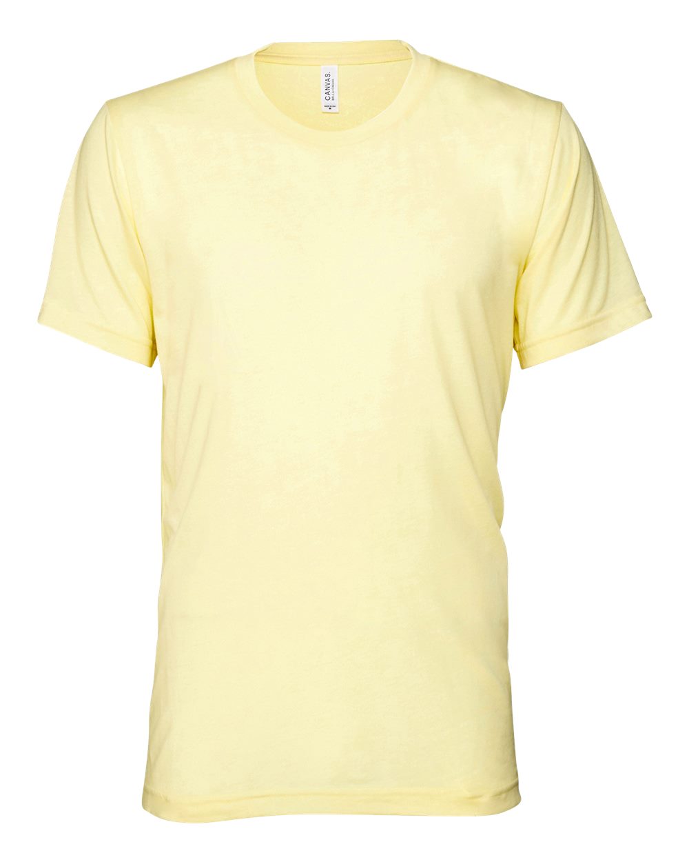 Triblend Tee - Front - B84706172 - Pale Yellow Triblend