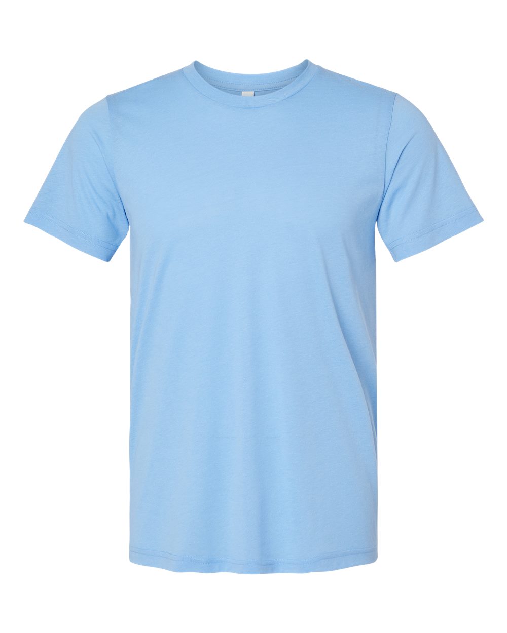 Triblend Tee - Front - B84706312 - Solid Carolina Blue Triblend