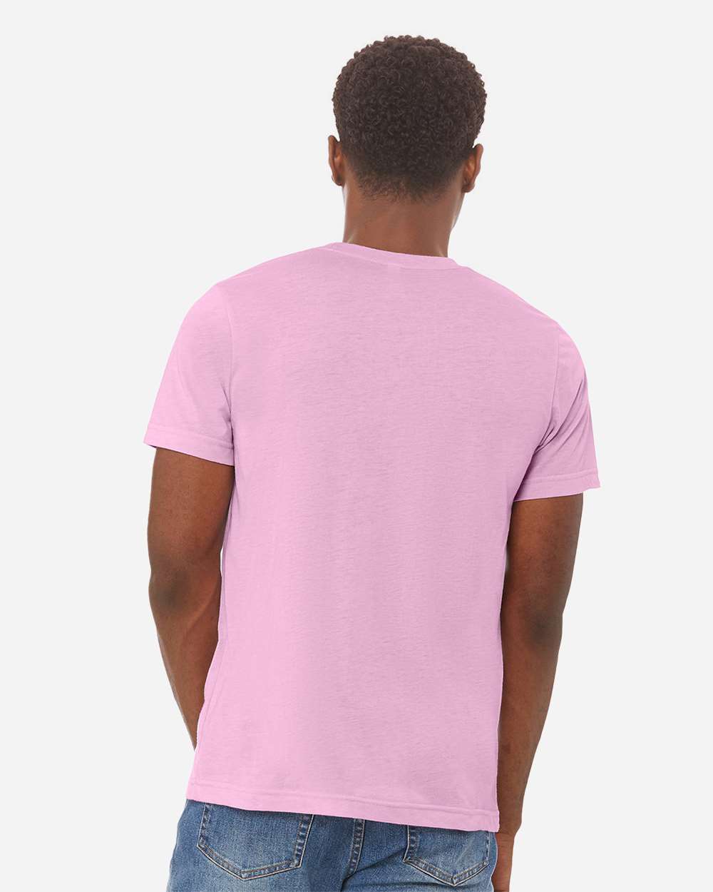 Triblend Tee - OnModelBack - B84706152 - Lilac Triblend