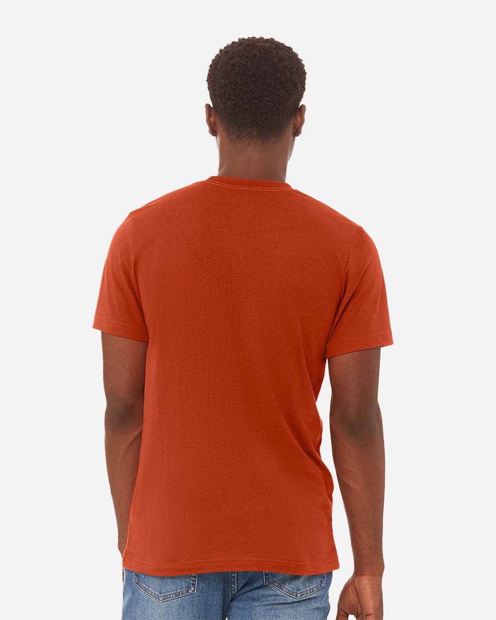 Triblend Tee - OnModelBack - B84706212 - Brick Triblend