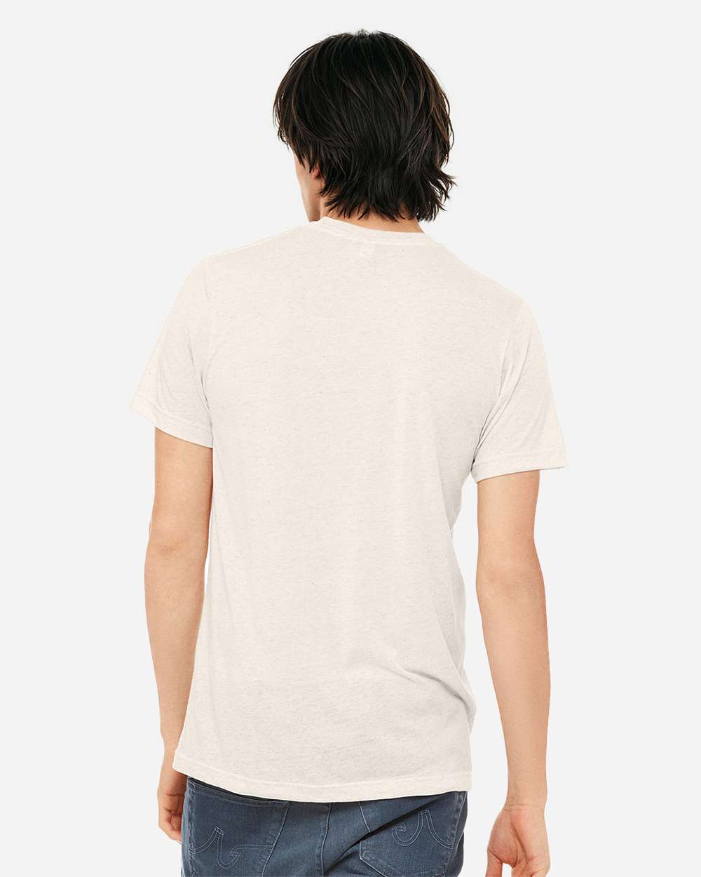 Triblend Tee - OnModelBack - B84706242 - Oatmeal Triblend