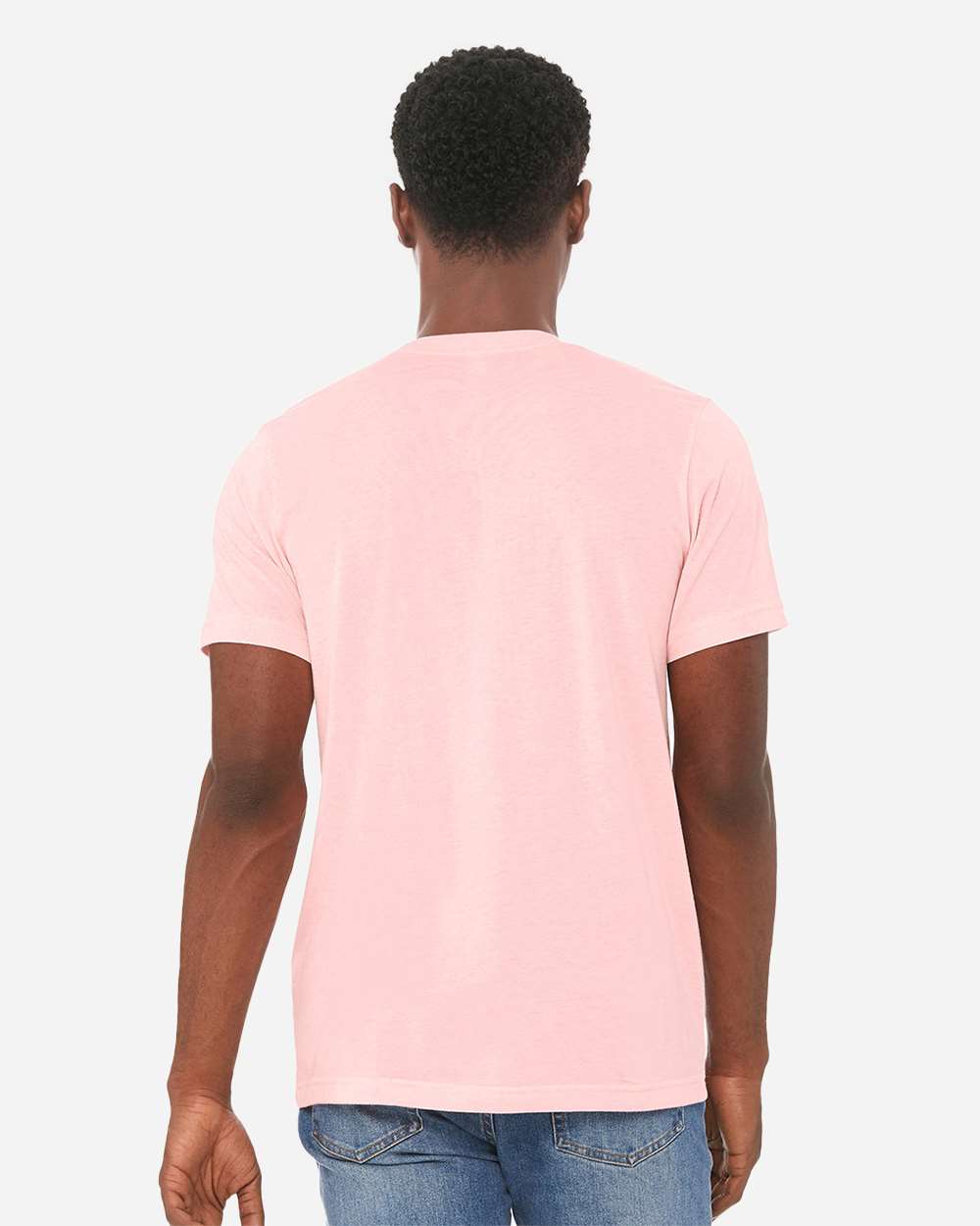 Triblend Tee - OnModelBack - B84706412 - Pink Triblend