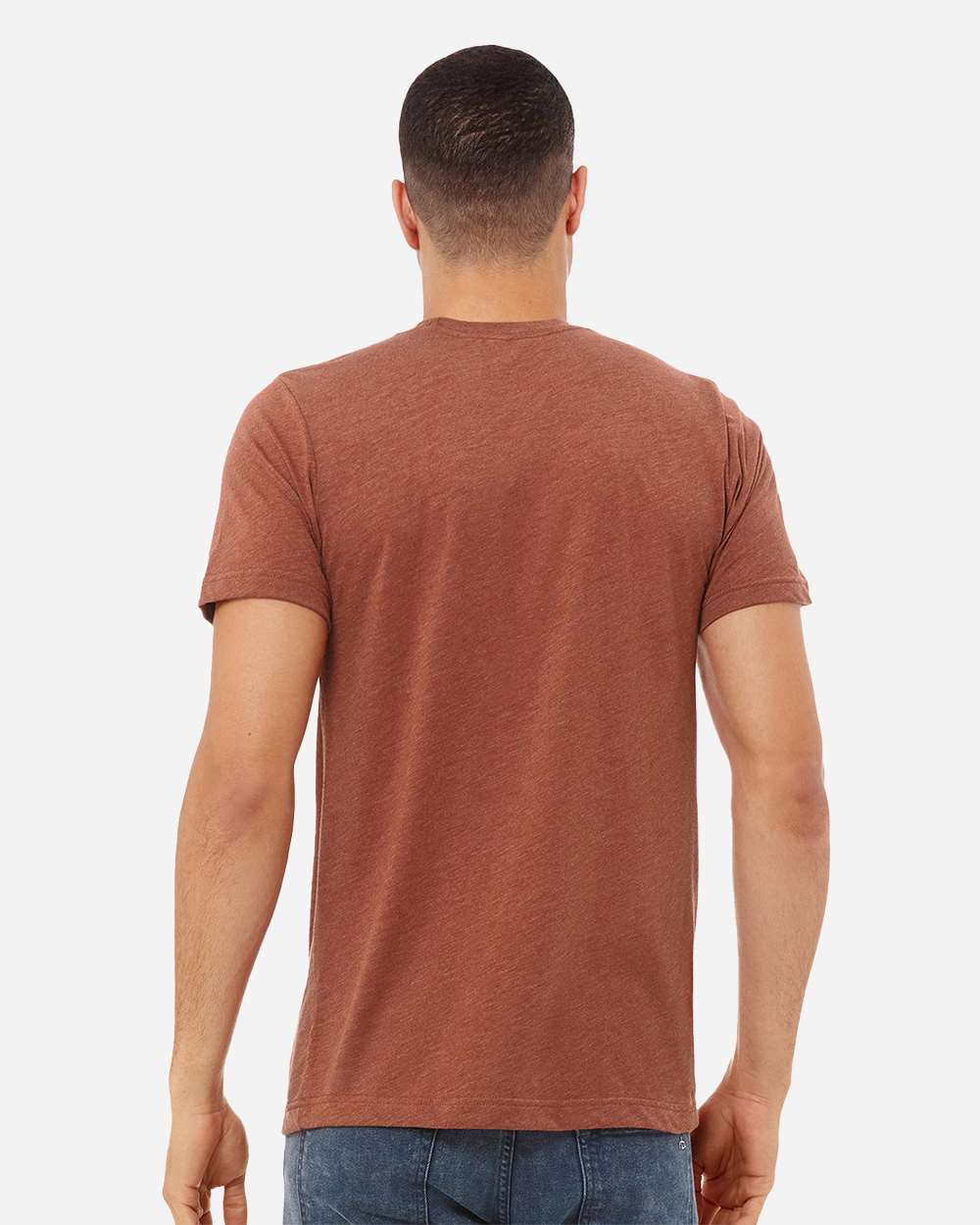 Triblend Tee - OnModelBack - B84706552 - Clay Triblend