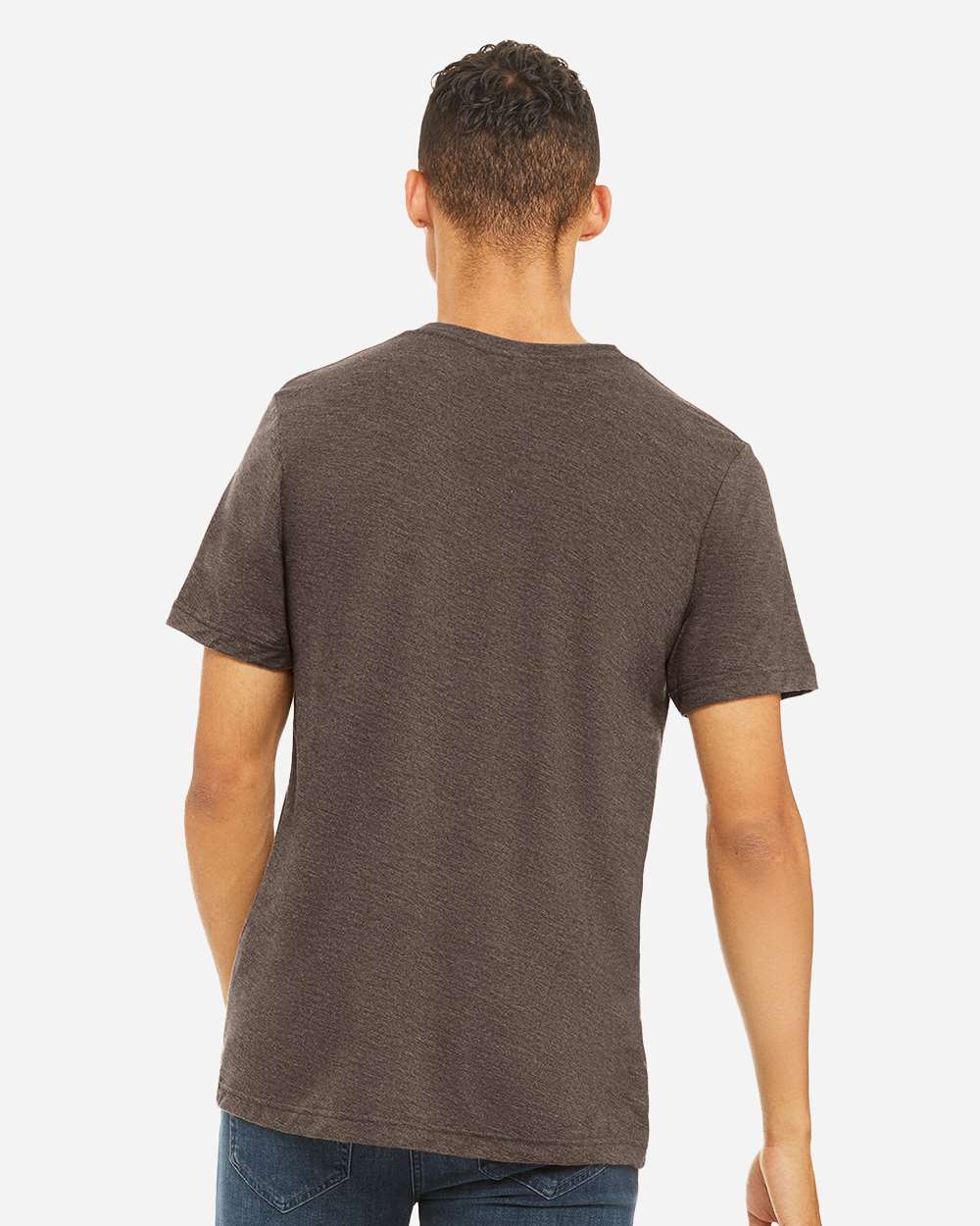 Triblend Tee - OnModelBack - B84706562 - Brown Triblend