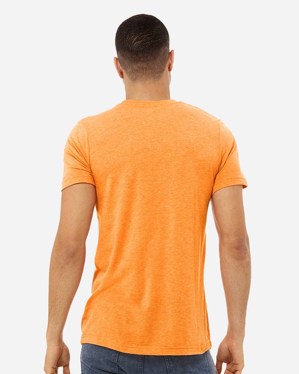 Triblend Tee - OnModelBack - B84706662 - Orange Triblend