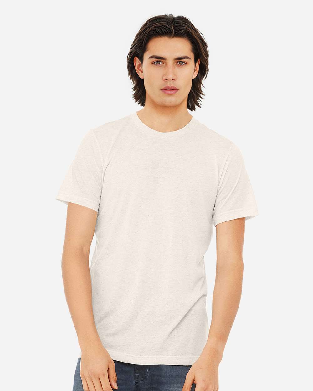 Triblend Tee - OnModelFront - B84706242 - Oatmeal Triblend