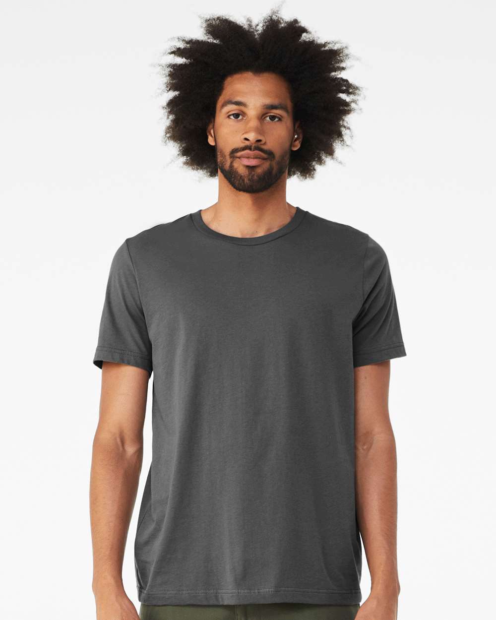 Triblend Tee - OnModelFront - B84706282 - Solid Asphalt Triblend