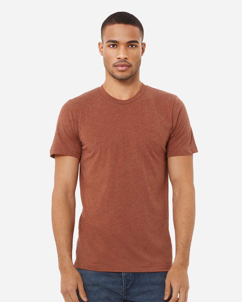 Triblend Tee - OnModelFront - B84706552 - Clay Triblend