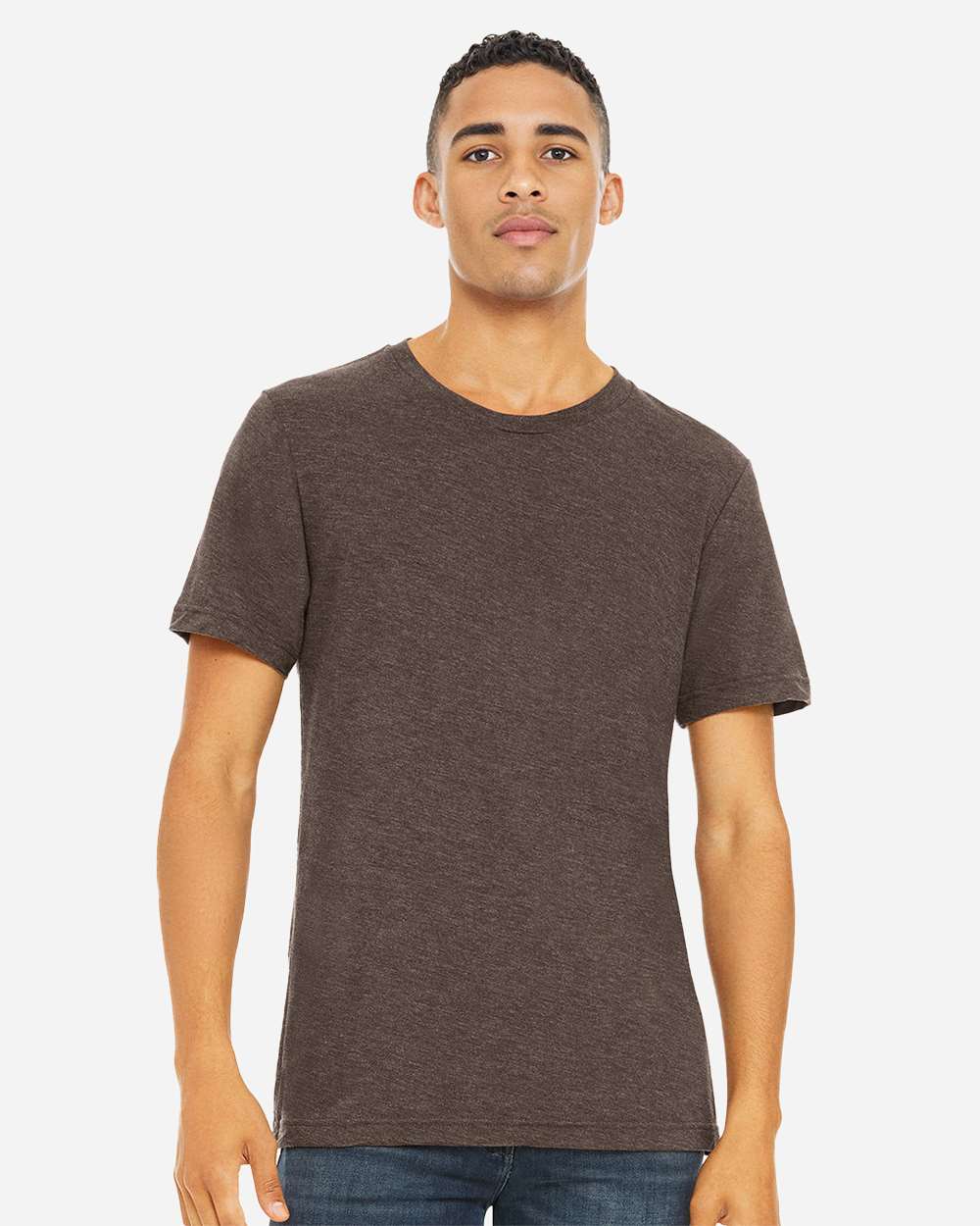 Triblend Tee - OnModelFront - B84706562 - Brown Triblend