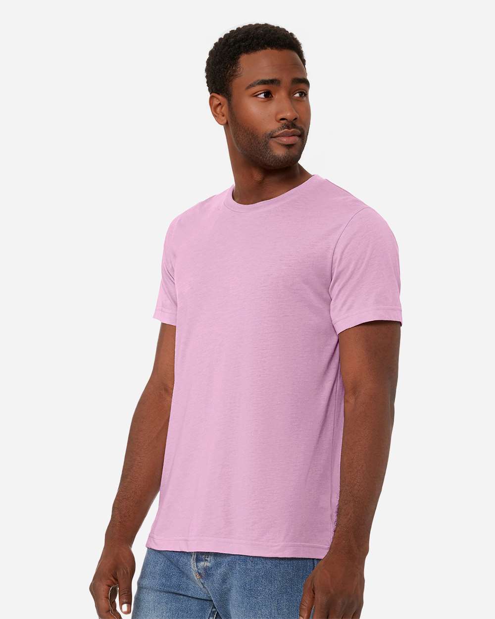 Triblend Tee - OnModelSide - B84706152 - Lilac Triblend
