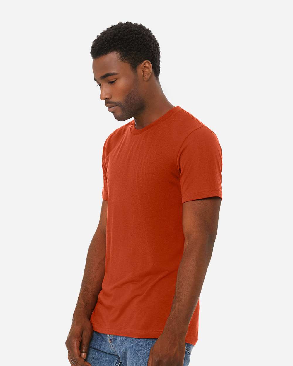 Triblend Tee - OnModelSide - B84706212 - Brick Triblend