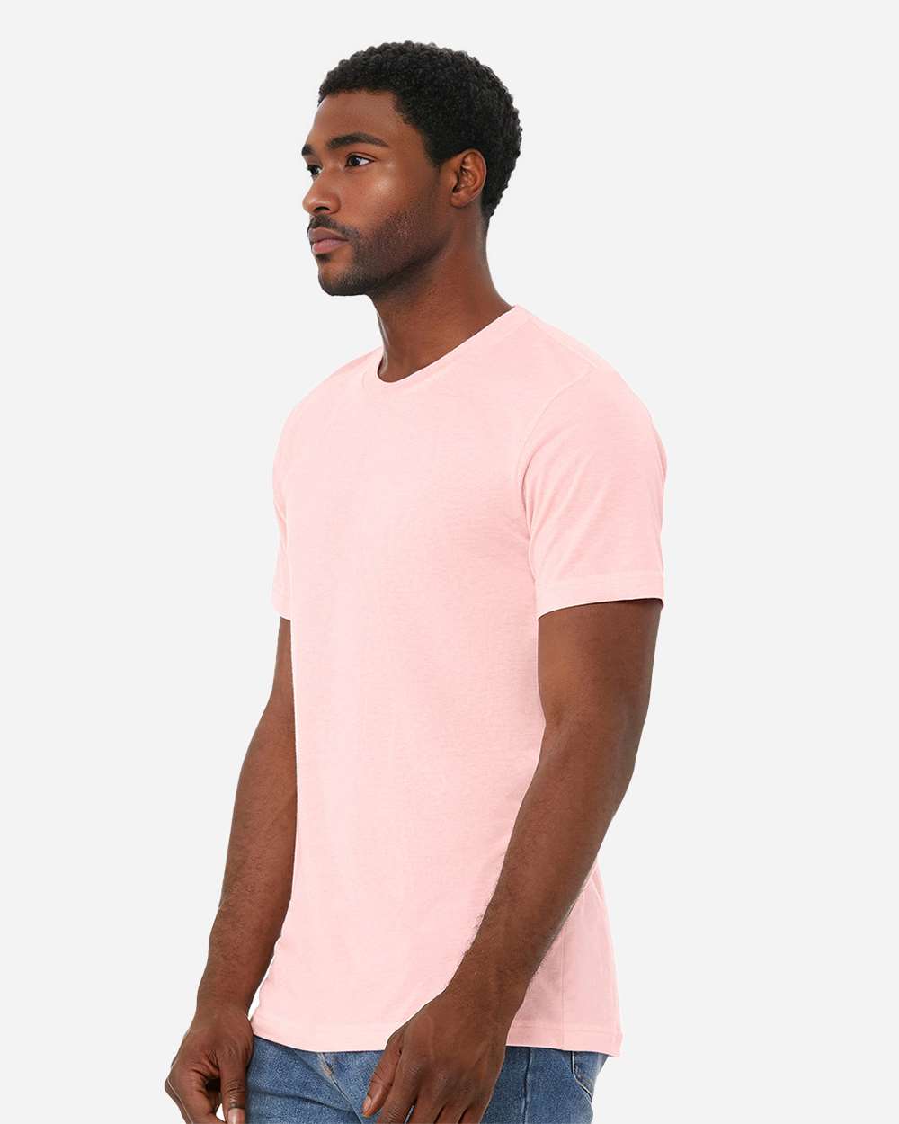 Triblend Tee - OnModelSide - B84706412 - Pink Triblend