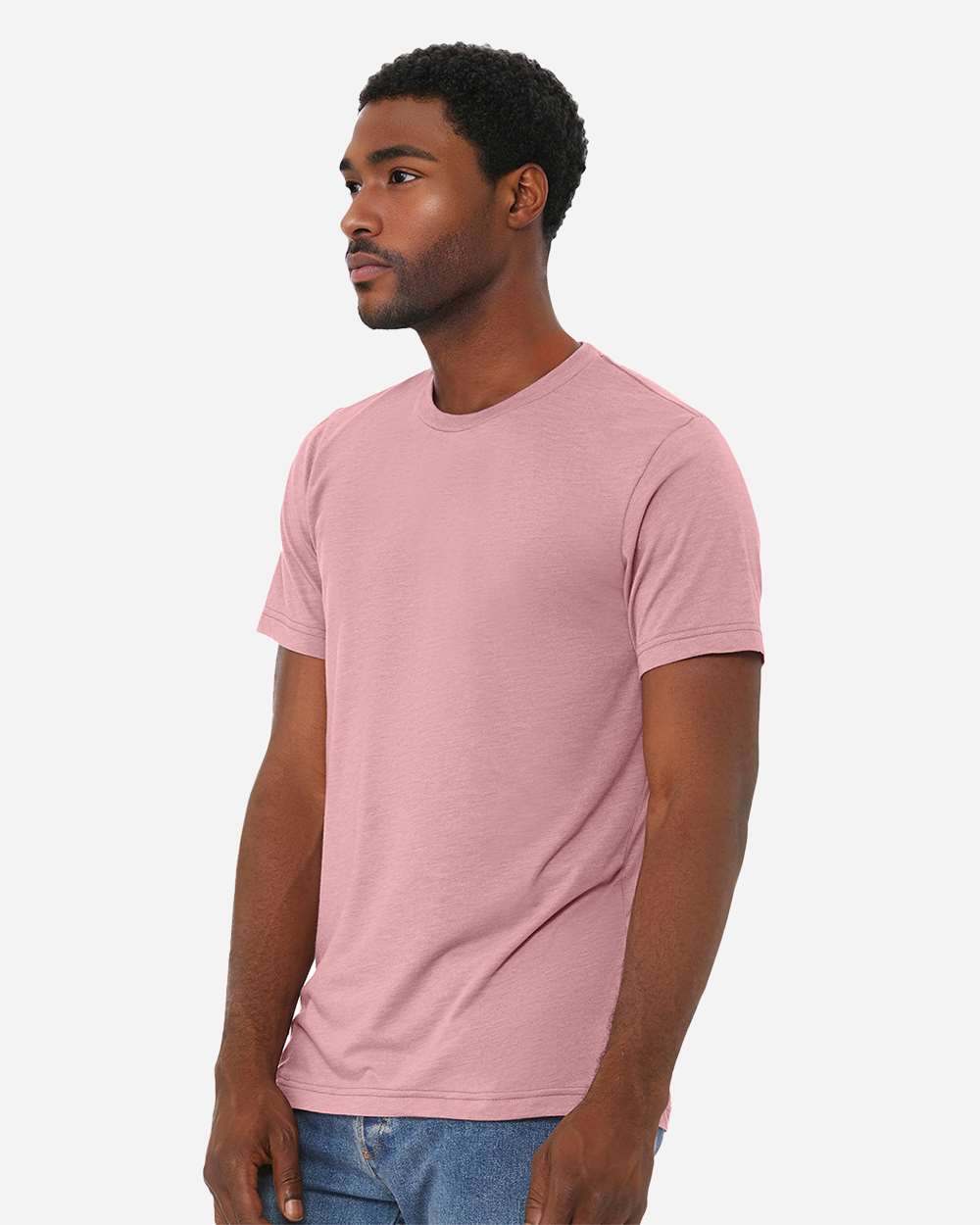 Triblend Tee - OnModelSide - B84706422 - Orchid Triblend