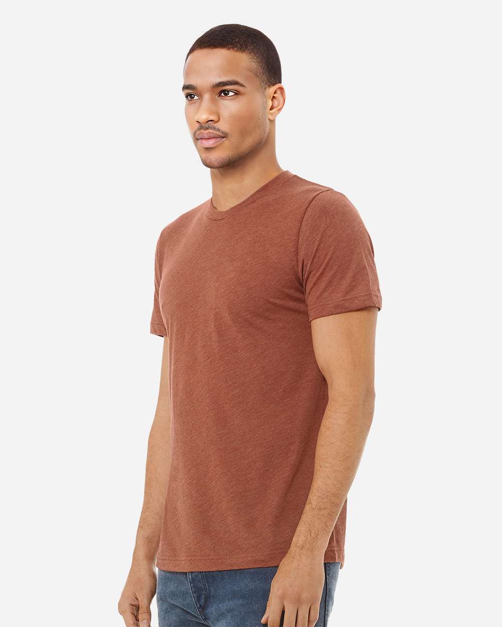 Triblend Tee - OnModelSide - B84706552 - Clay Triblend