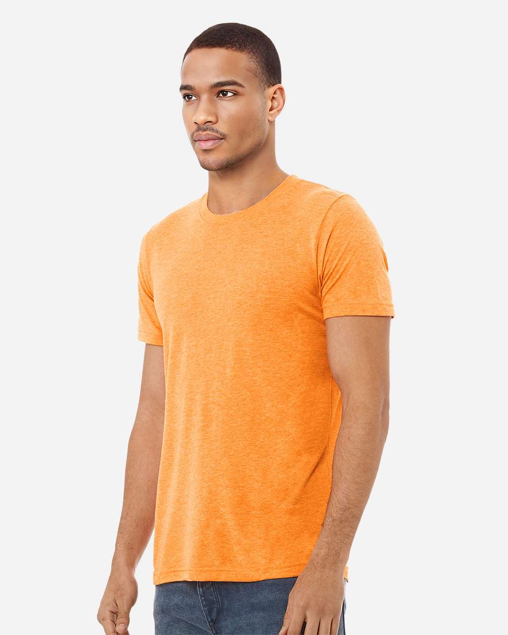 Triblend Tee - OnModelSide - B84706662 - Orange Triblend