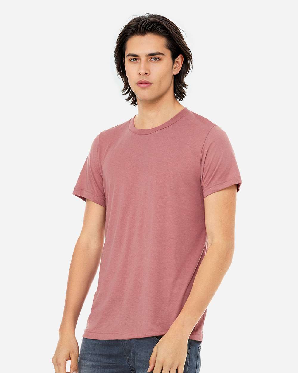 Triblend Tee - OnModelSide - B84706692 - Mauve Triblend