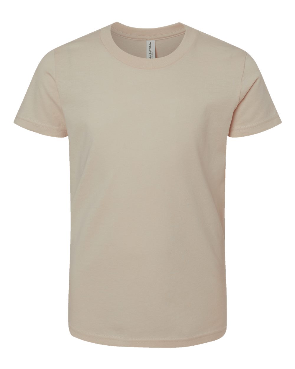 Youth Jersey Tee - Front - B38006203 - Tan