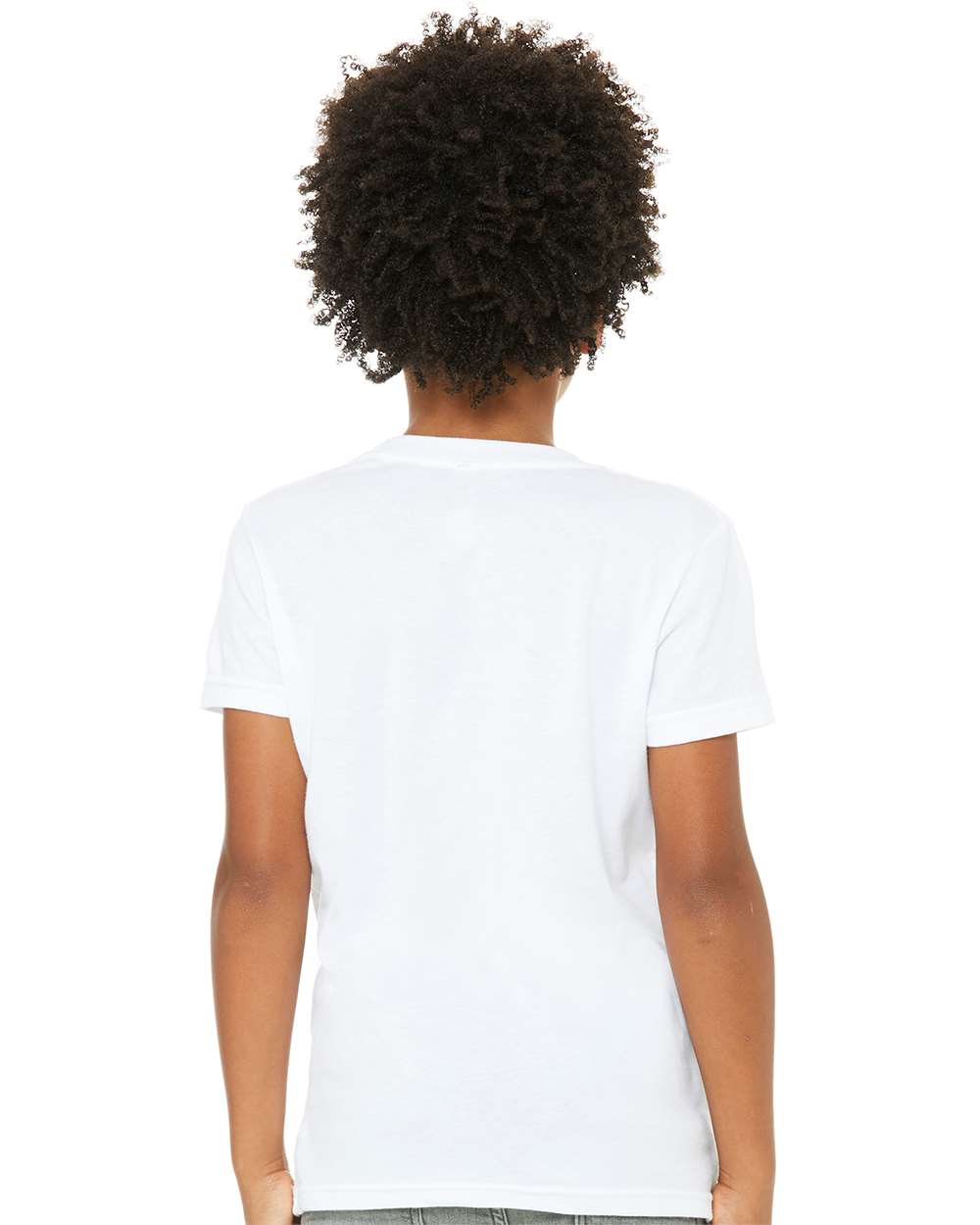 Youth Jersey Tee - OnModelBack - B38006003 - White