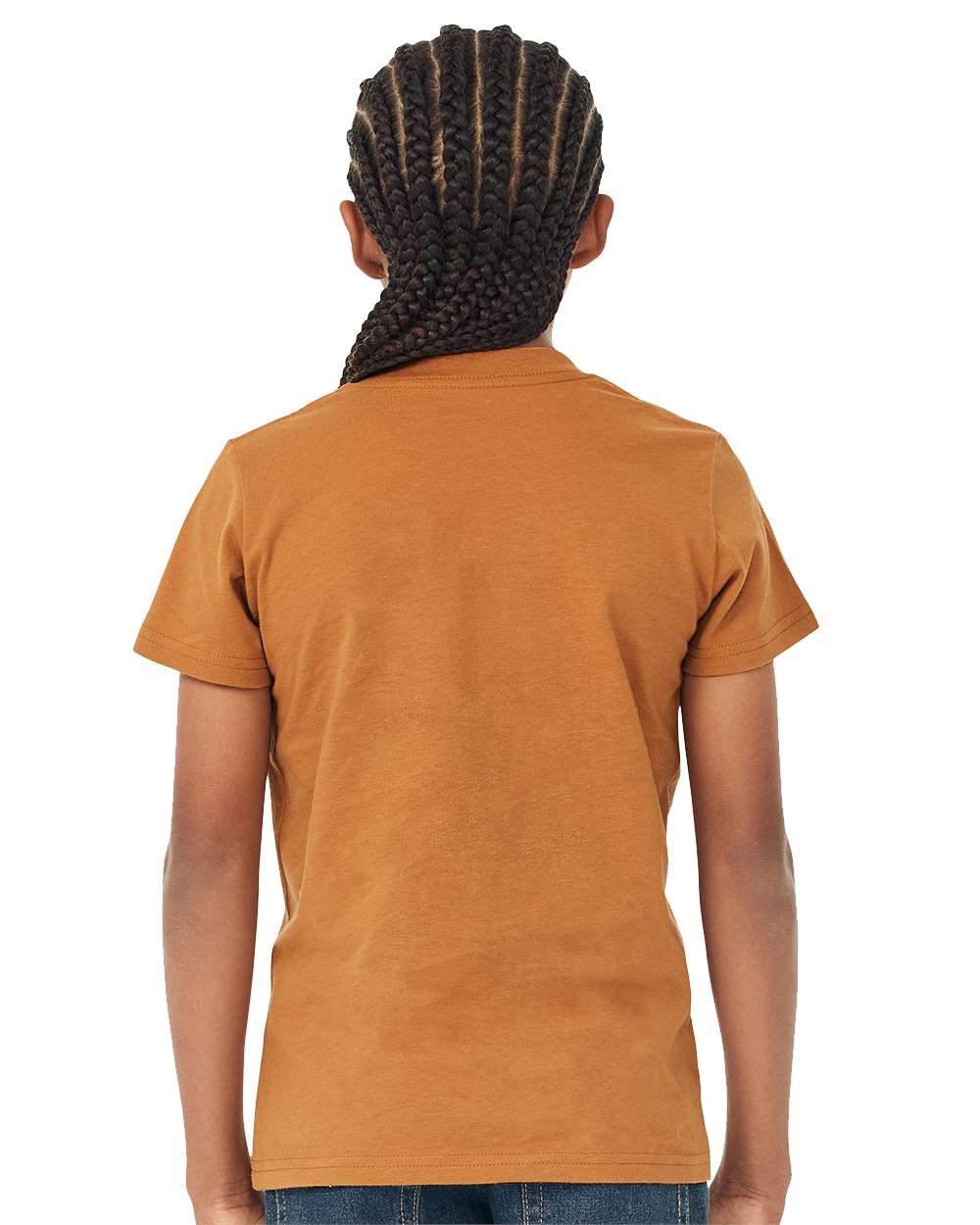Youth Jersey Tee - OnModelBack - B38006373 - Toast