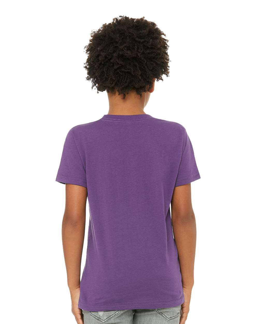 Youth Jersey Tee - OnModelBack - B38006423 - Royal Purple
