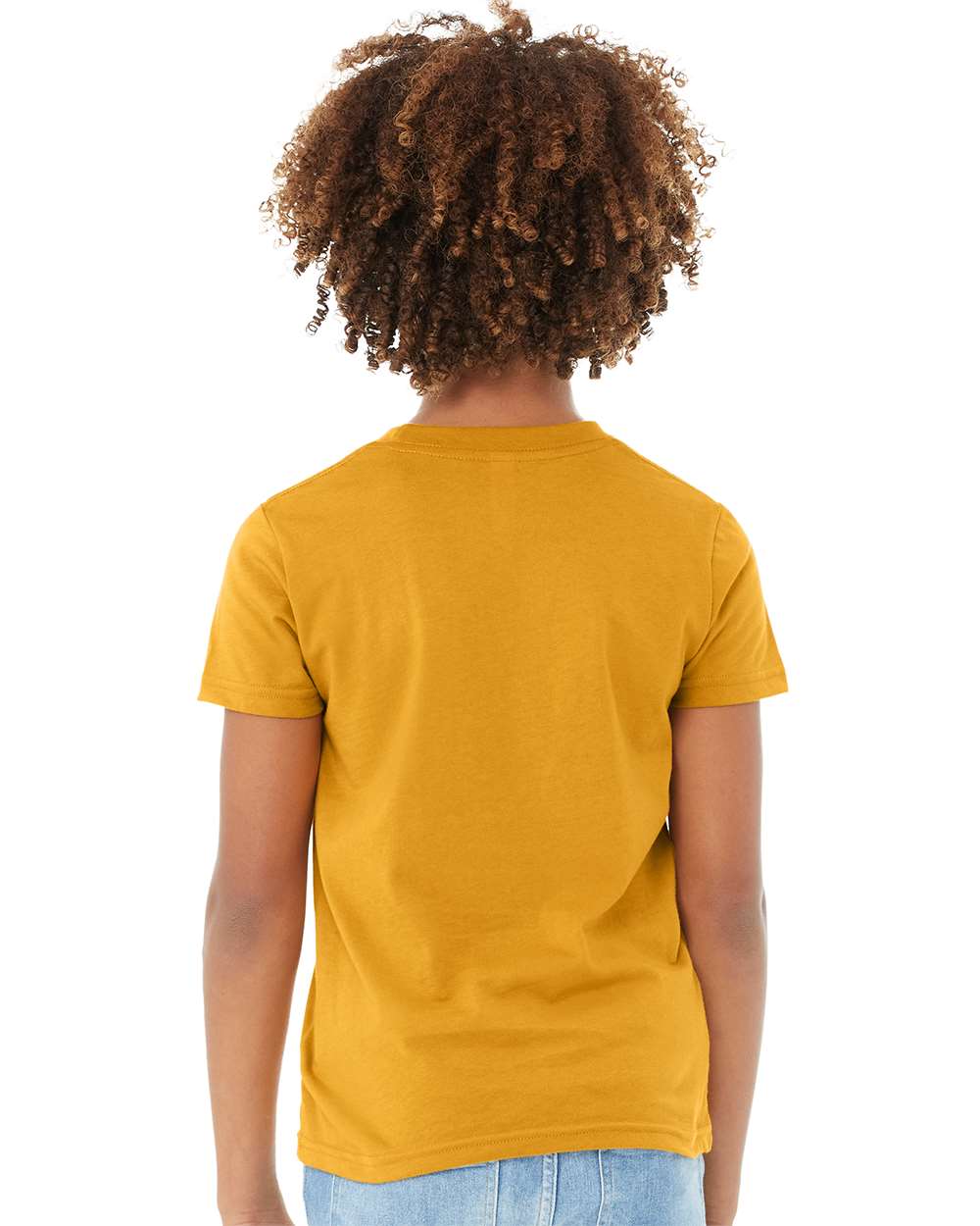 Youth Jersey Tee - OnModelBack - B38006553 - Mustard