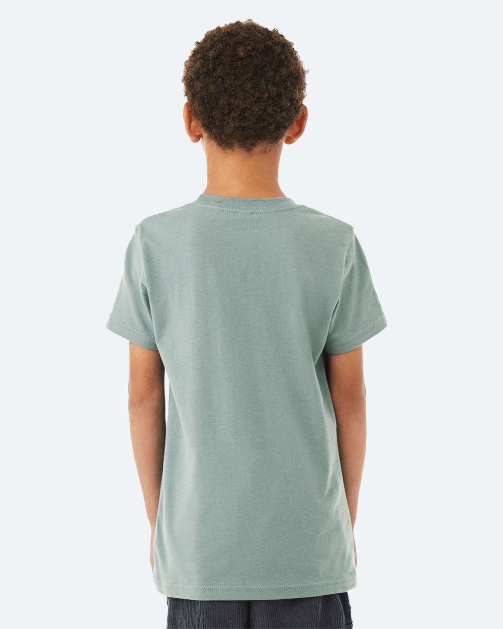 Youth Jersey Tee - OnModelBack - B38006563 - Dusty Blue