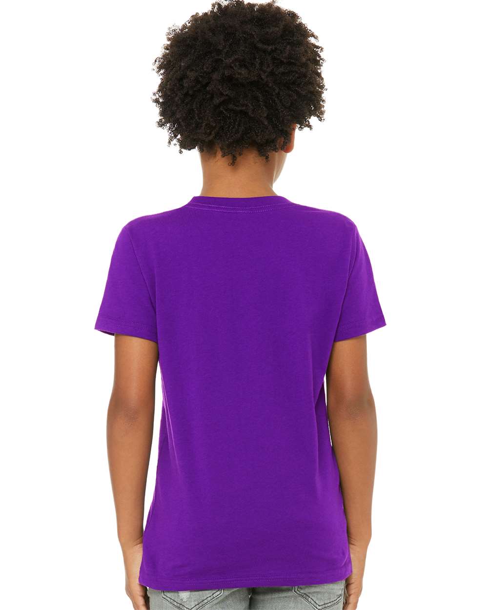 Youth Jersey Tee - OnModelBack - B38006673 - Team Purple