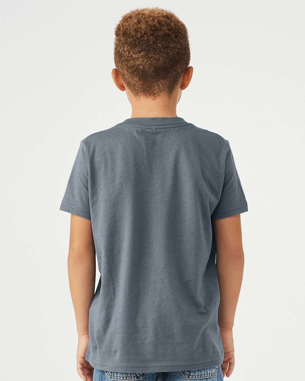 Youth Jersey Tee - OnModelBack - B38006683 - Steel Blue
