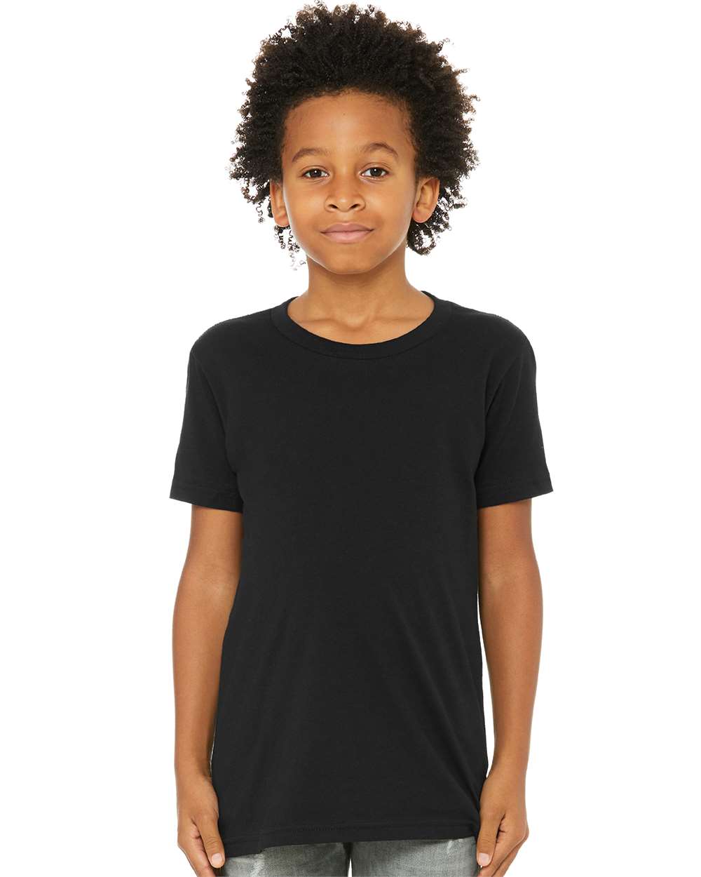 Youth Jersey Tee - OnModelFront - B38006503 - Black