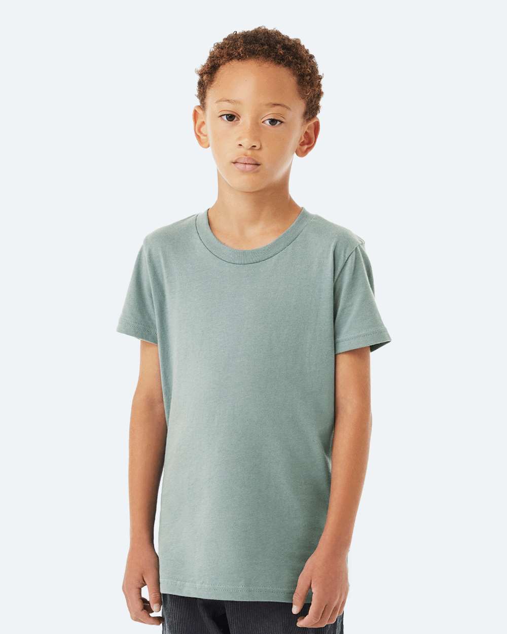 Youth Jersey Tee - OnModelFront - B38006563 - Dusty Blue