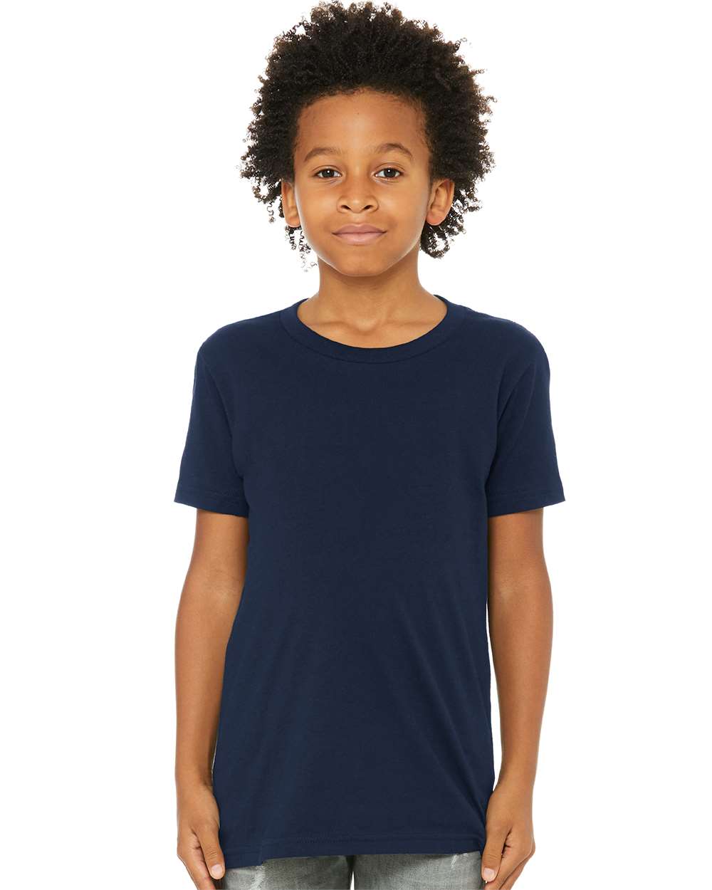 Youth Jersey Tee - OnModelFront - B38006653 - Navy