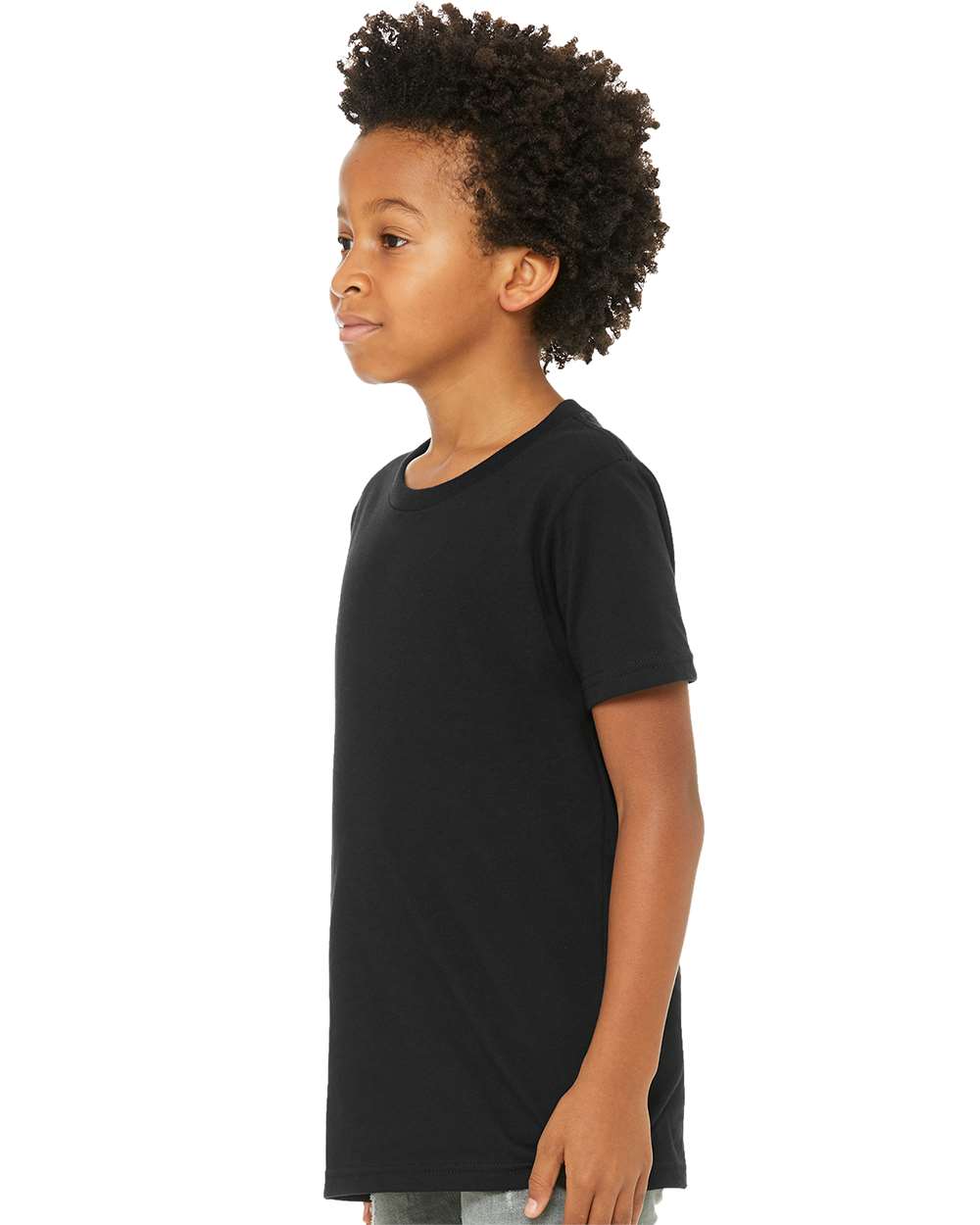 Youth Jersey Tee - OnModelSide - B38006503 - Black