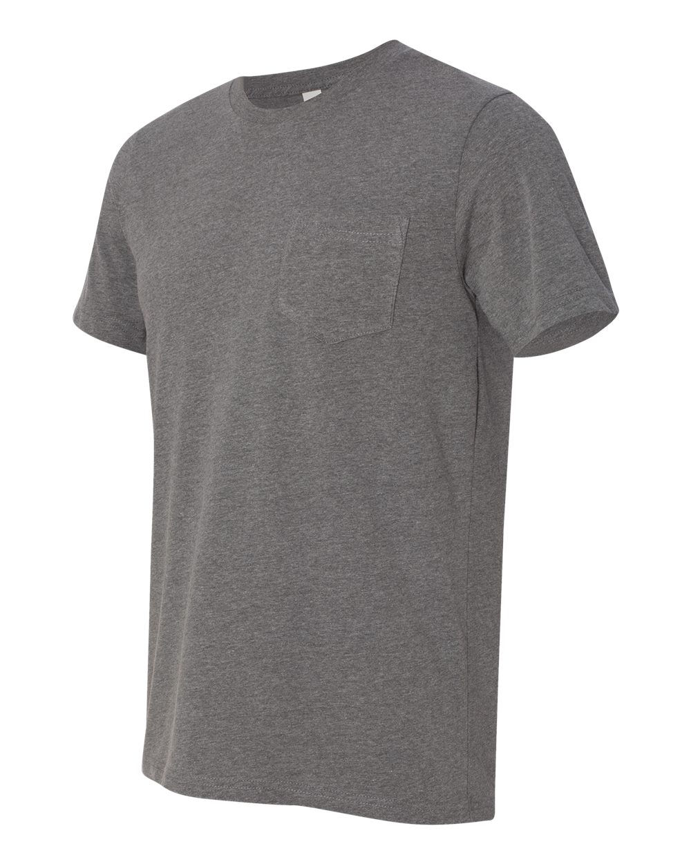 Men's Jersey Pocket Tee - Side - B01906093 - Deep Heather