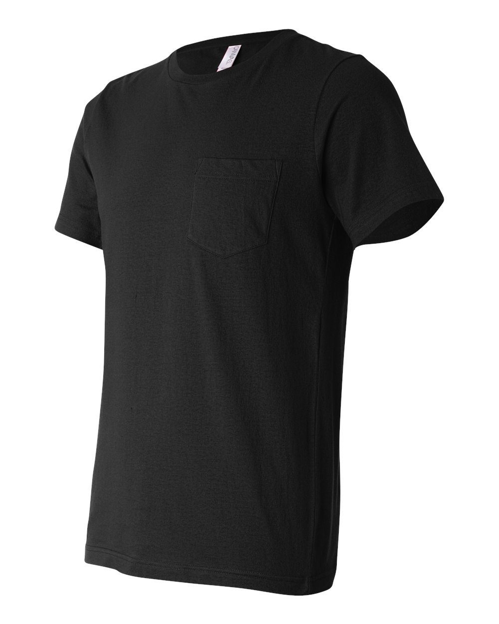 Men's Jersey Pocket Tee - Side - B01906503 - Black