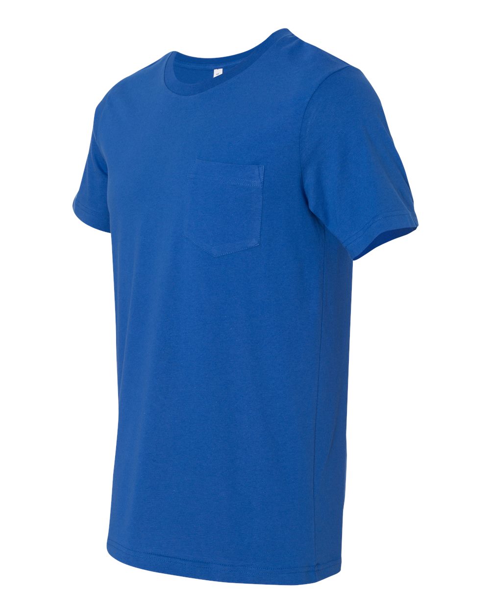 Men's Jersey Pocket Tee - Side - B01906753 - True Royal