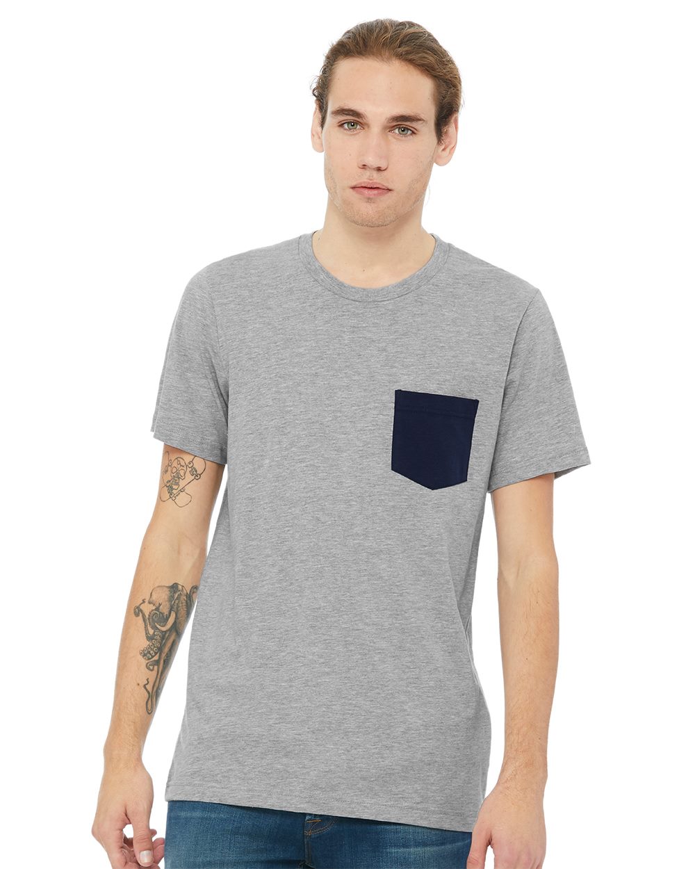 Men's Jersey Pocket Tee - styleImage