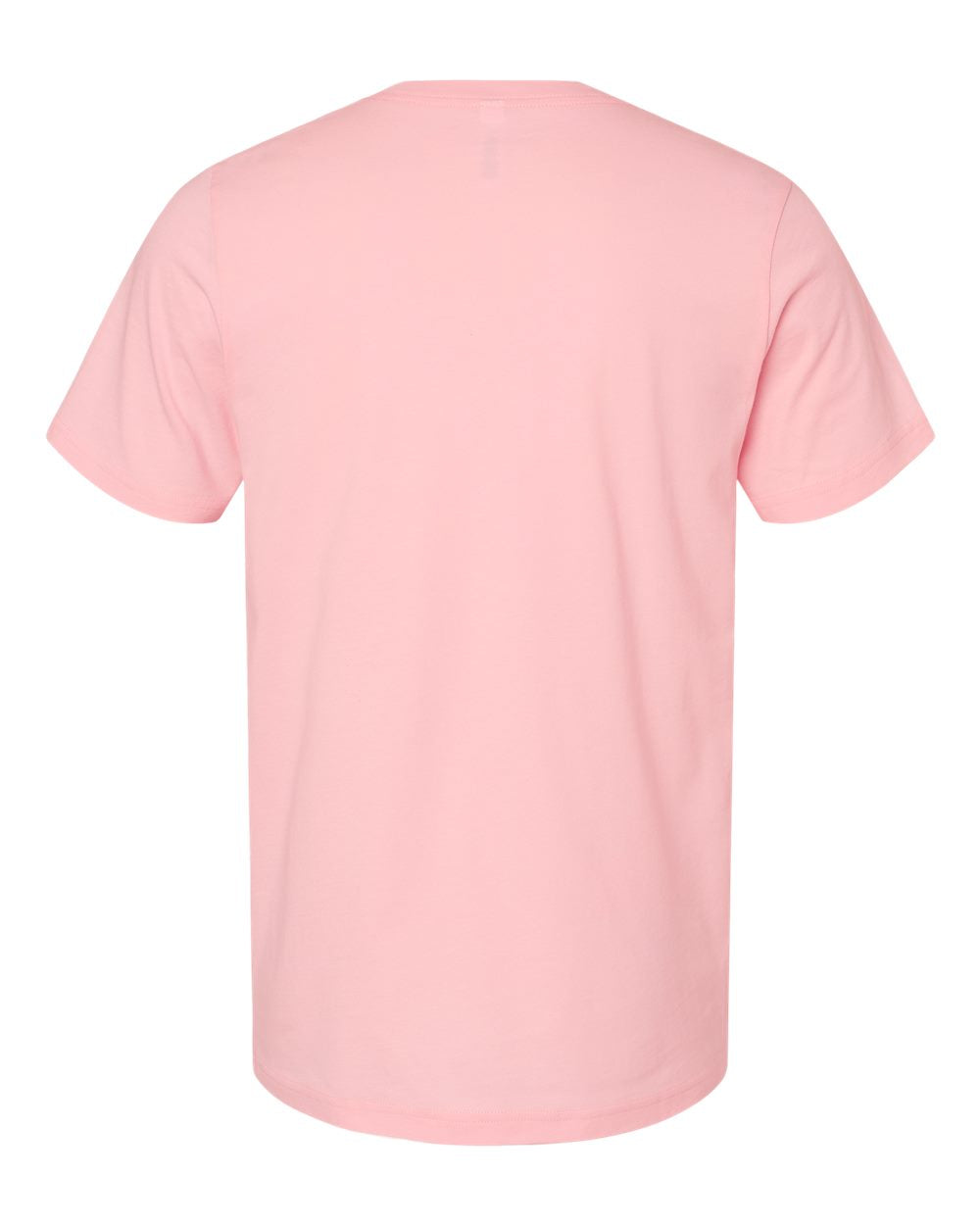 Unisex Jersey V-Neck Tee - Back - B00306222 - Pink
