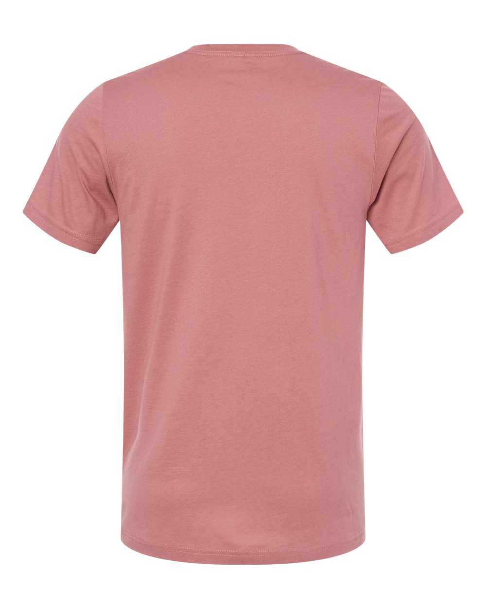Unisex Jersey V-Neck Tee - Back - B00306302 - Mauve