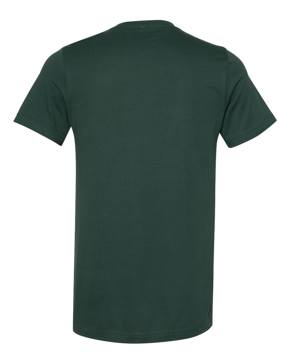 Unisex Jersey V-Neck Tee - Back - B00306332 - Forest