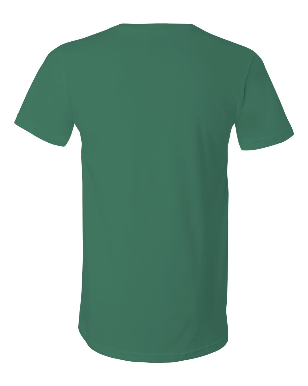 Unisex Jersey V-Neck Tee - Back - B00306602 - Kelly