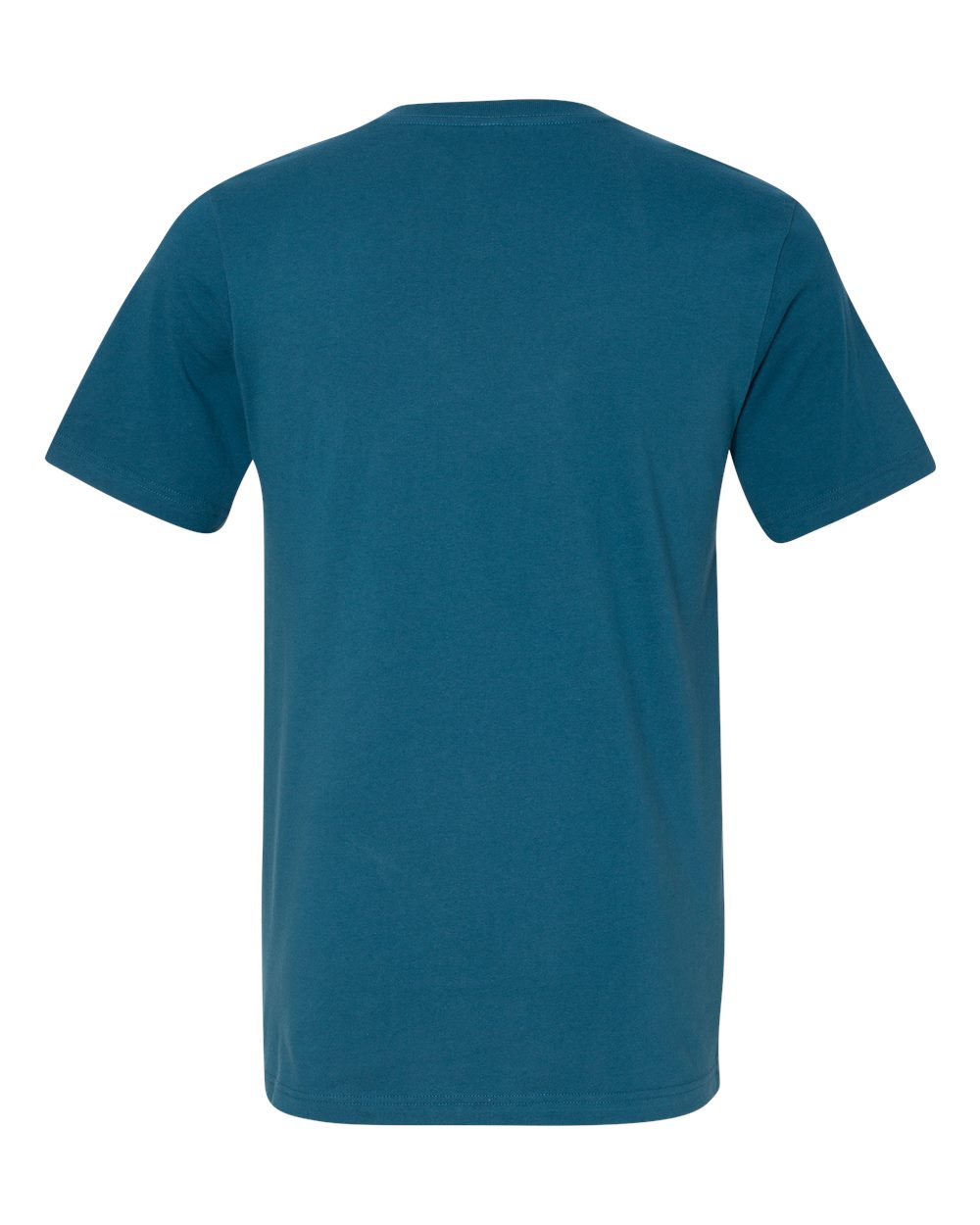 Unisex Jersey V-Neck Tee - Back - B00306782 - Deep Teal