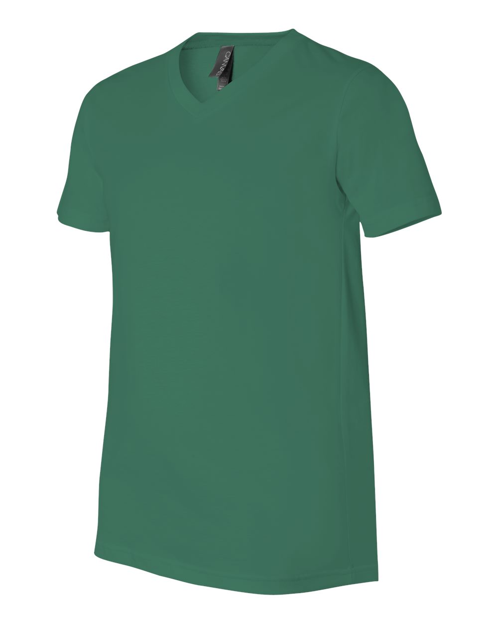 Unisex Jersey V-Neck Tee - Side - B00306602 - Kelly