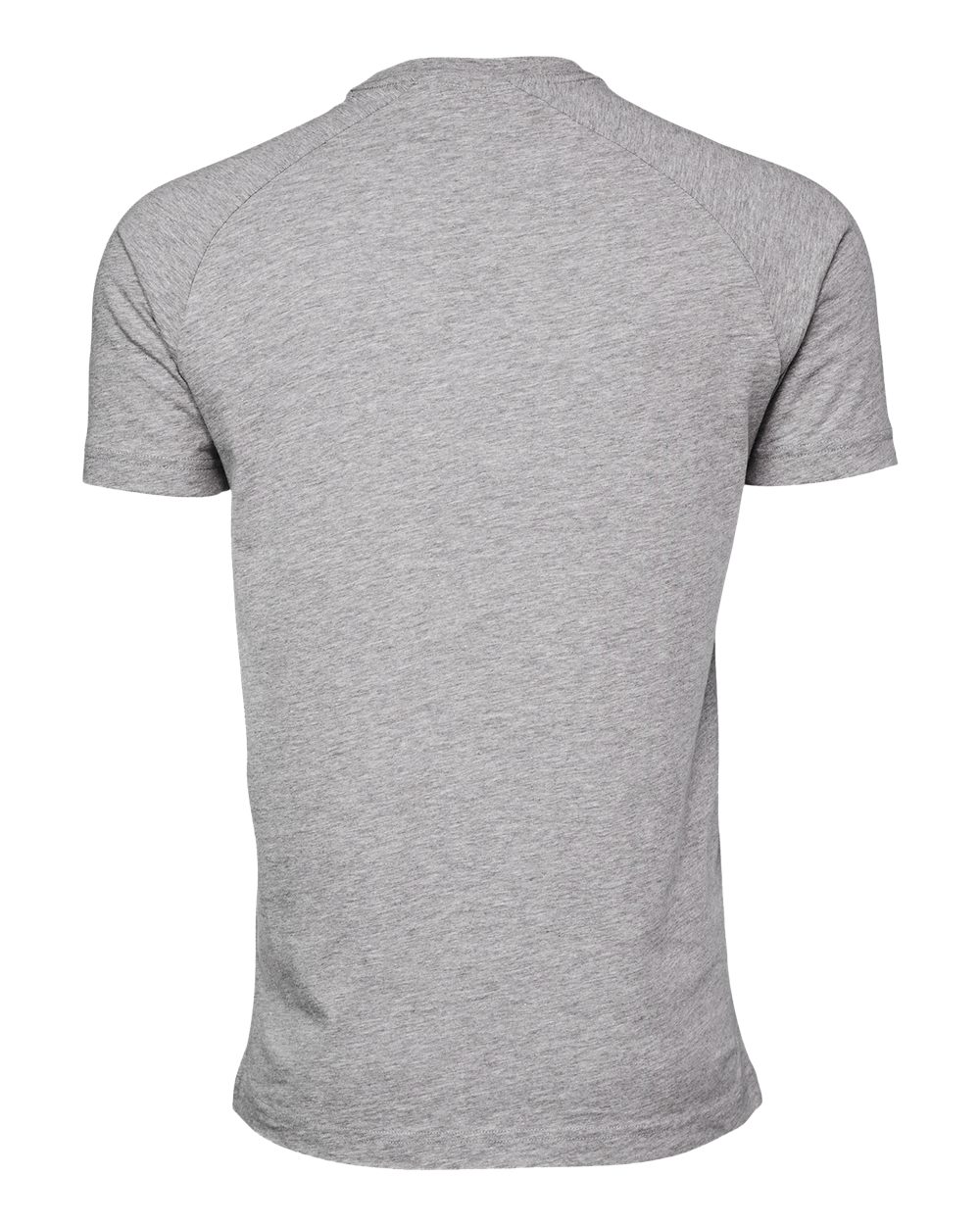 Men's Heather CVC Raglan Tee - Back - B37106023 - Athletic Heather