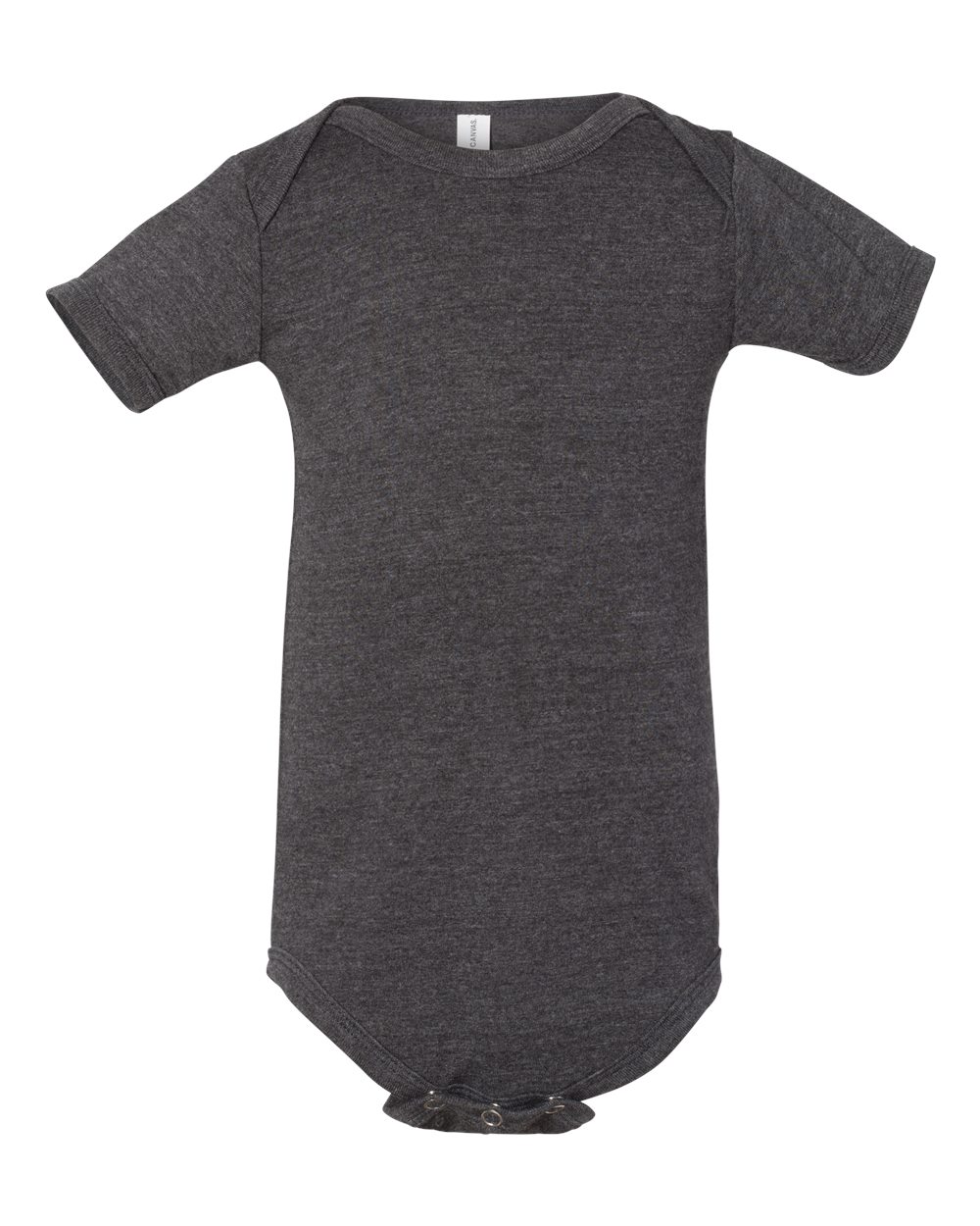 Infant Jersey One Piece - Front - B36106121 - Dark Grey Heather