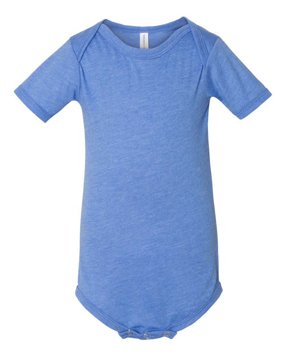 Infant Jersey One Piece - Front - B36106261 - Heather Columbia Blue