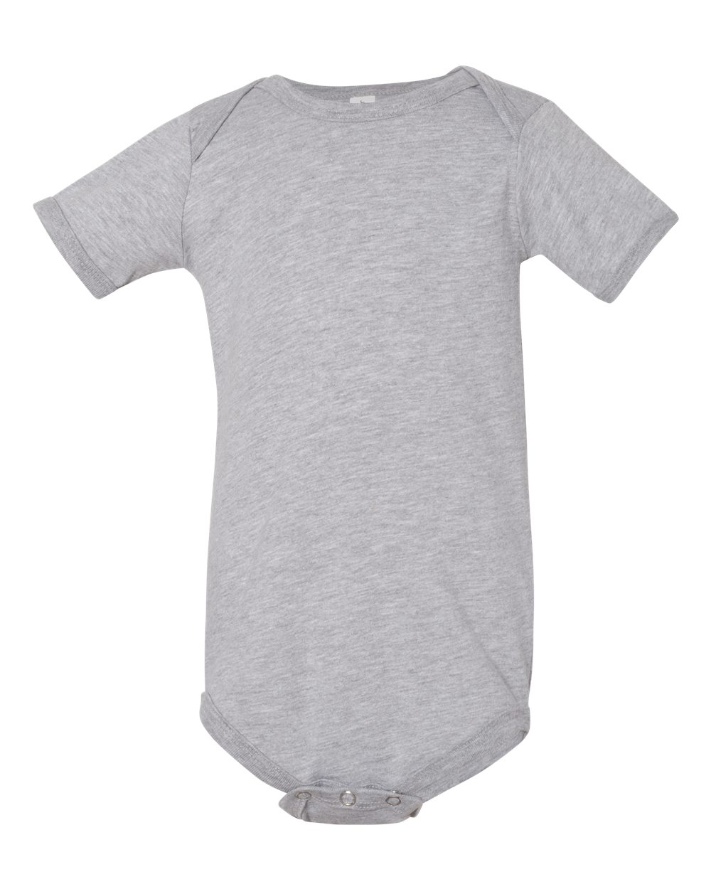 Infant Jersey One Piece - Front - B36106581 - Athletic Heather