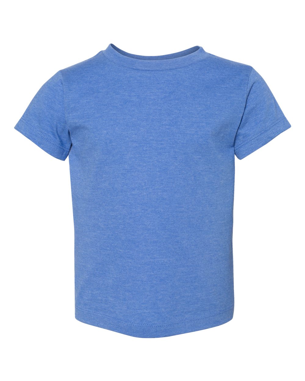 Toddler Jersey Tee - Front - B36306242 - Heather Columbia Blue