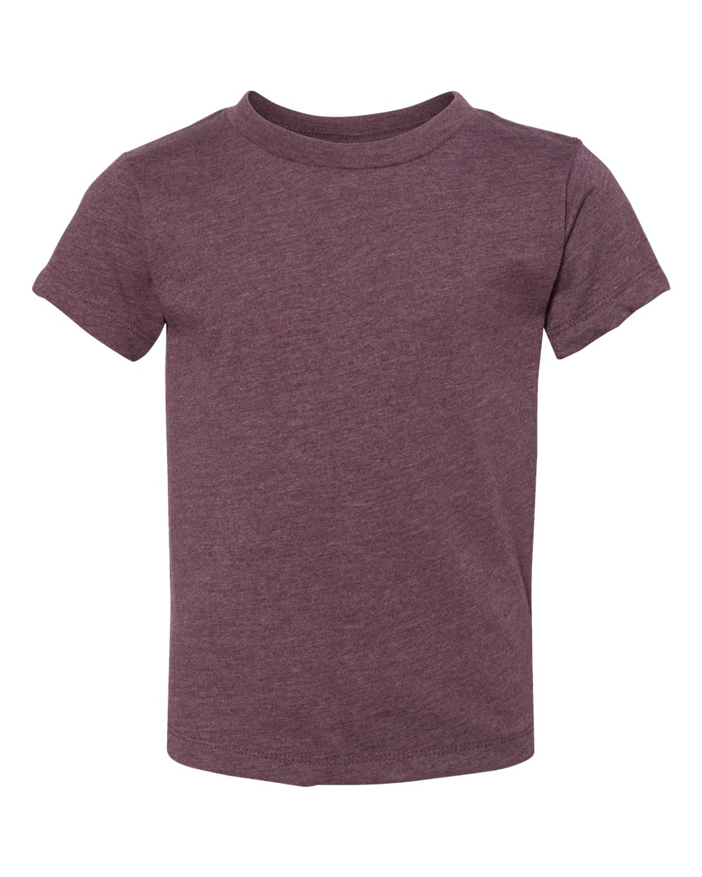 Toddler Jersey Tee - Front - B36306292 - Heather Maroon