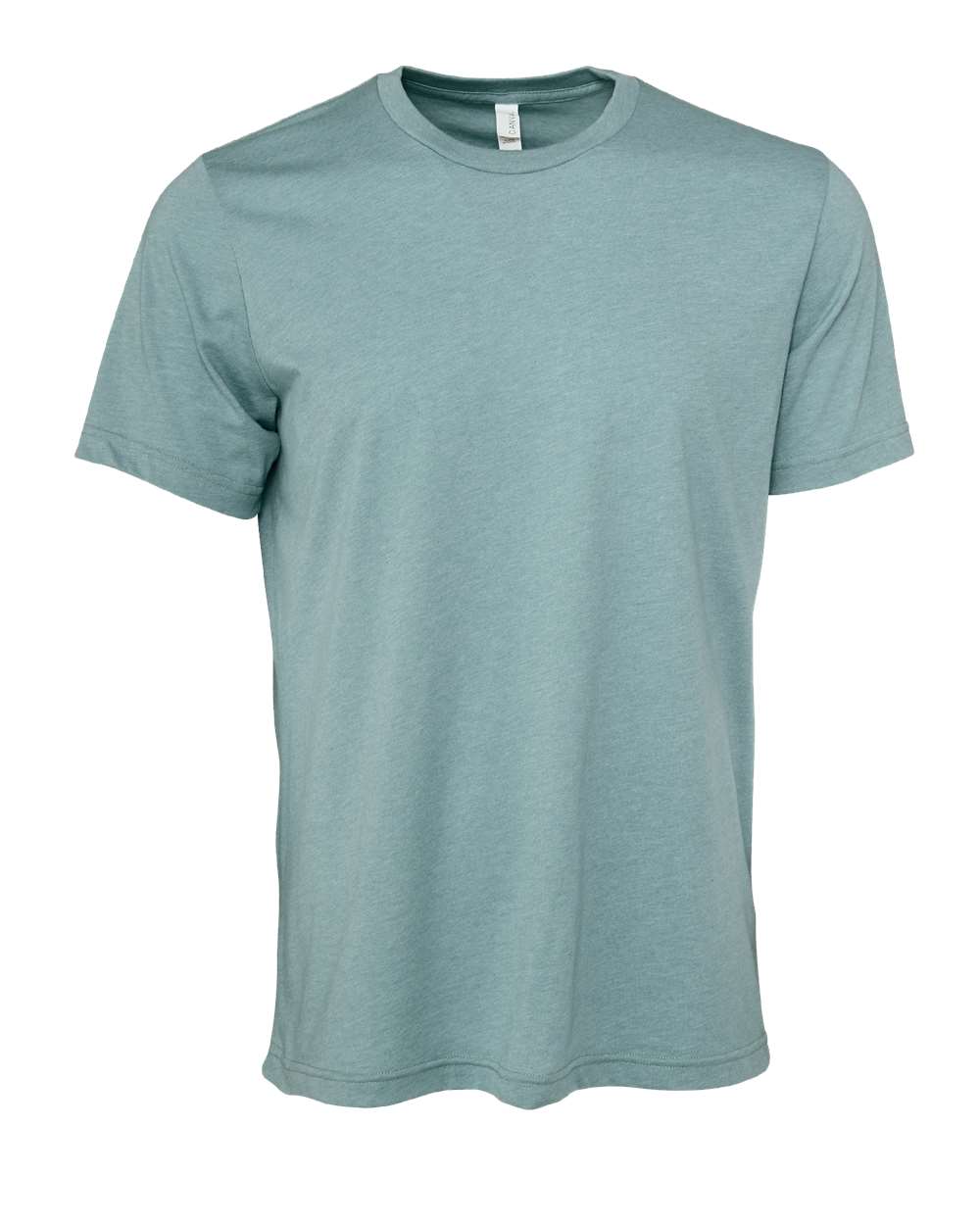 CVC Jersey Tee - Front - B00706082 - Heather Blue Lagoon