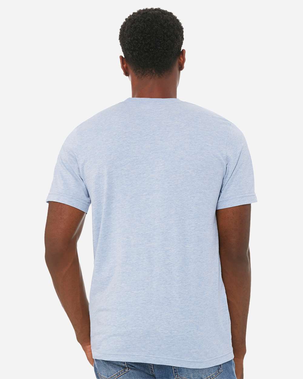 CVC Jersey Tee - OnModelBack - B00706252 - Heather Prism Blue